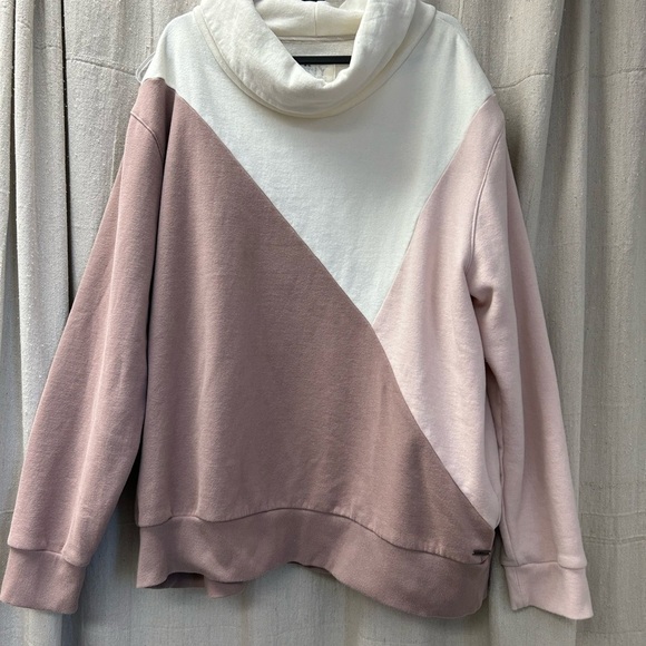 Marc New York / Color block/ Two-Tone Turtleneck Sweatshirt/ size 2X - Picture 2 of 15